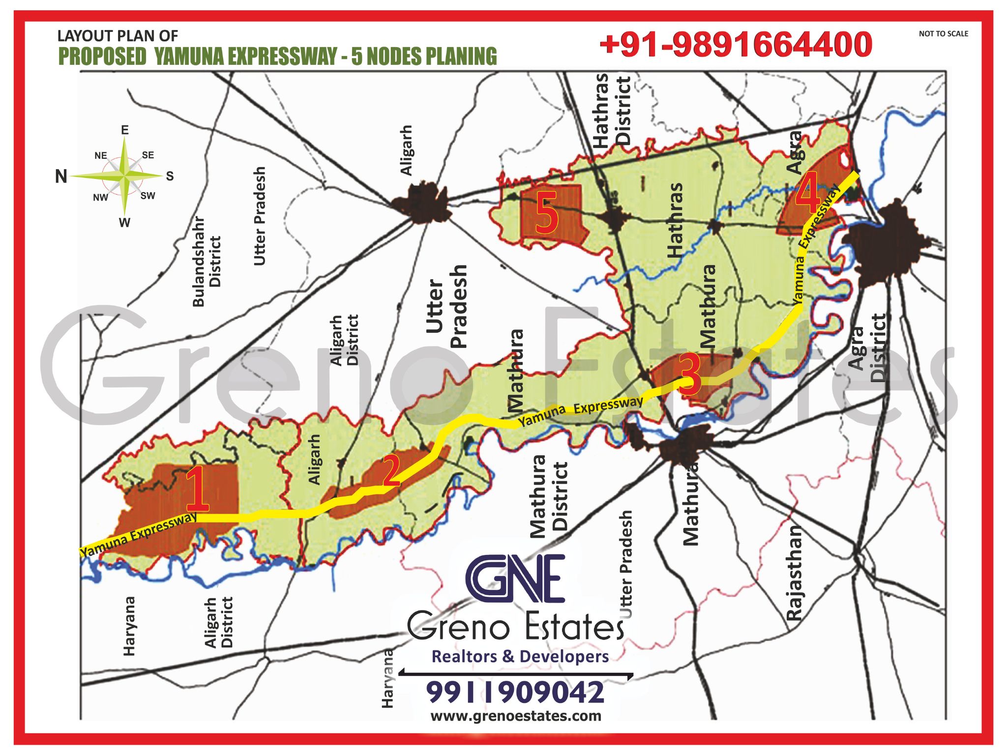MP YAMUNA EXPRESSWAY 5 NODE PLANNING