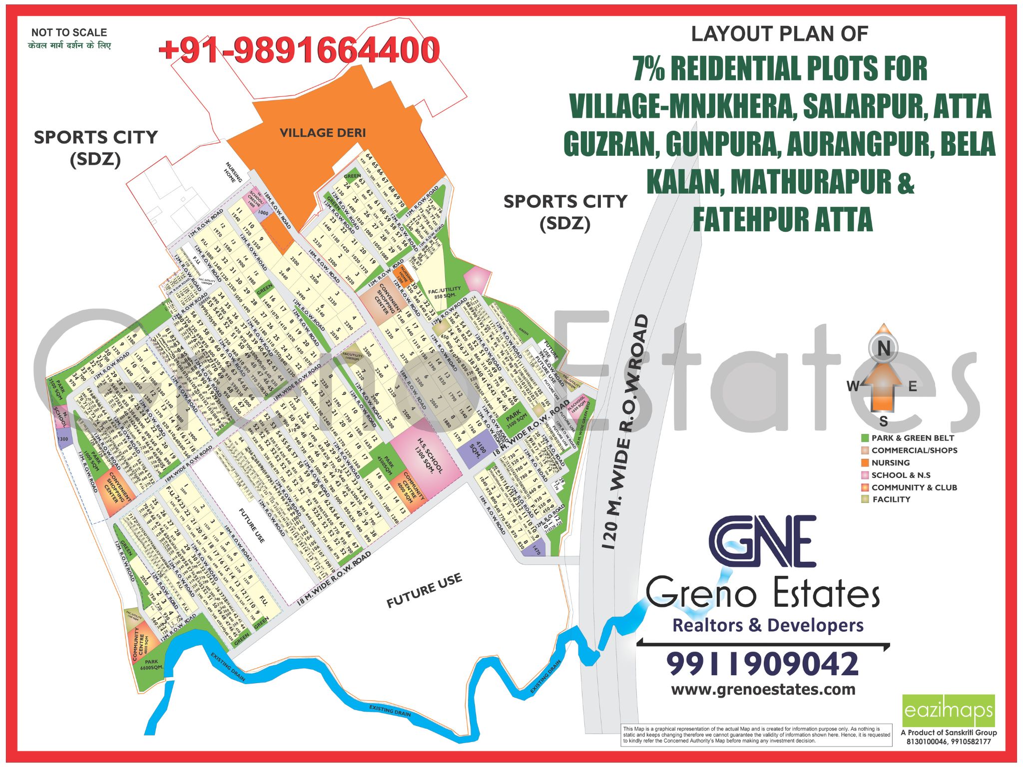 Residential Plots - Manjkhera, Salarpur, Atta Guzran & Nearby Villages